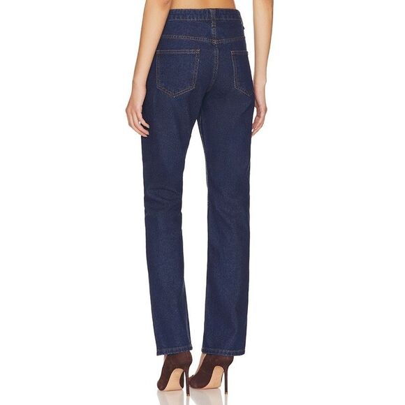 ✨💙 Superdown Revolve Mia Jean Dark Wash Denim 26 NWT 💙✨ - Picture 3 of 10
